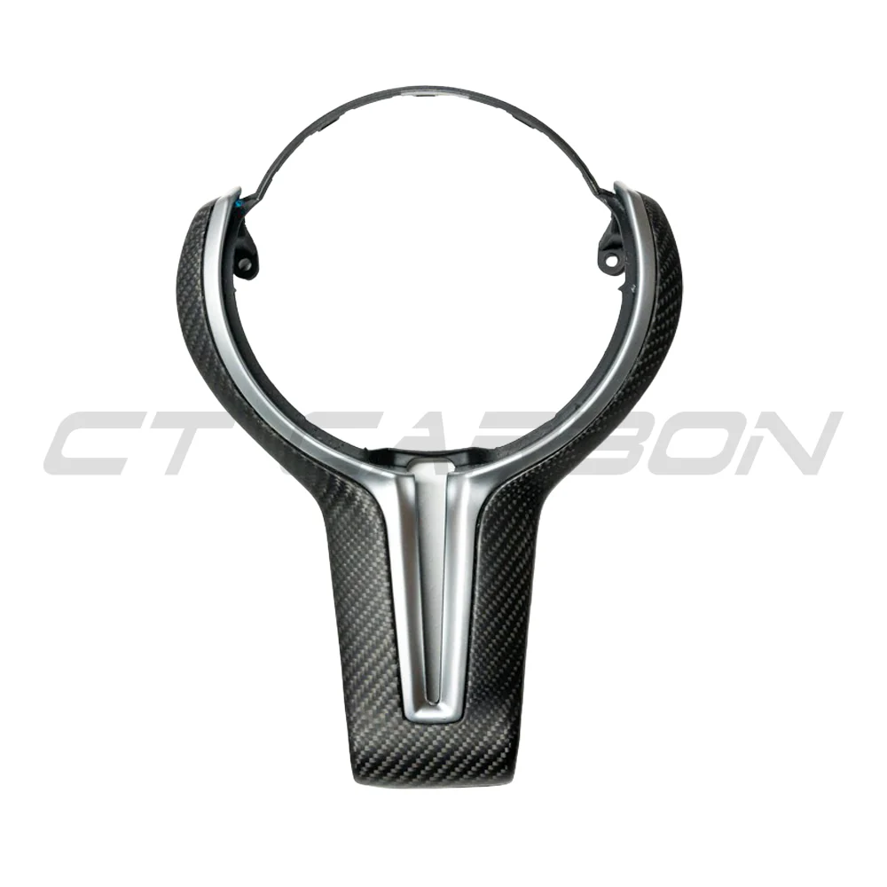 BMW Fxx M CAR MATTE CARBON FIBRE STEERING WHEEL TRIM - Image 7