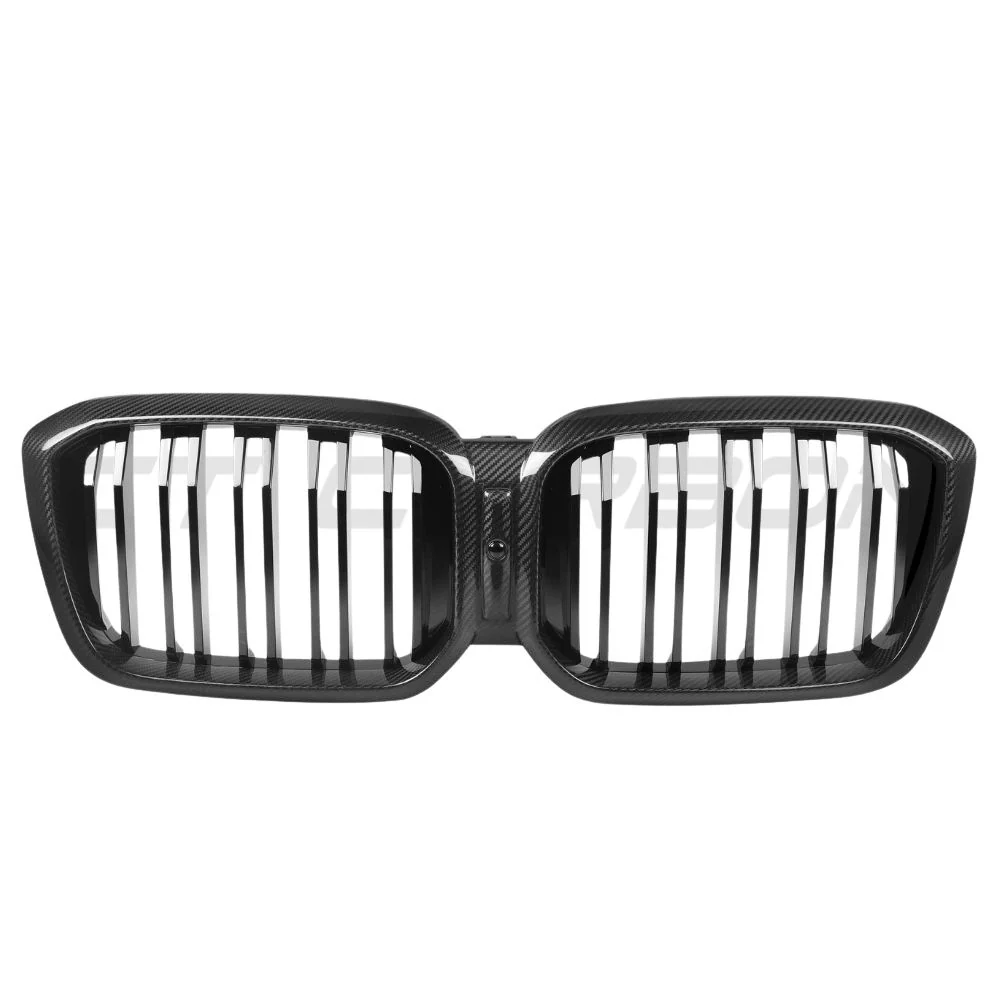 BMW G01/F97 X3/X3M & G02/F98 X4/X4M LCI 2022-2024 DOUBLE SLAT CARBON FIBRE GRILLE - Image 2