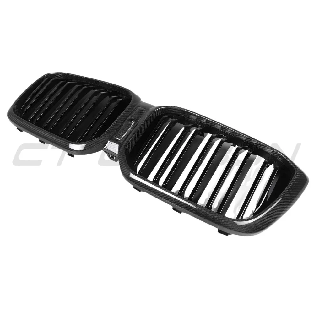 BMW G01/F97 X3/X3M & G02/F98 X4/X4M LCI 2022-2024 DOUBLE SLAT CARBON FIBRE GRILLE - Image 3