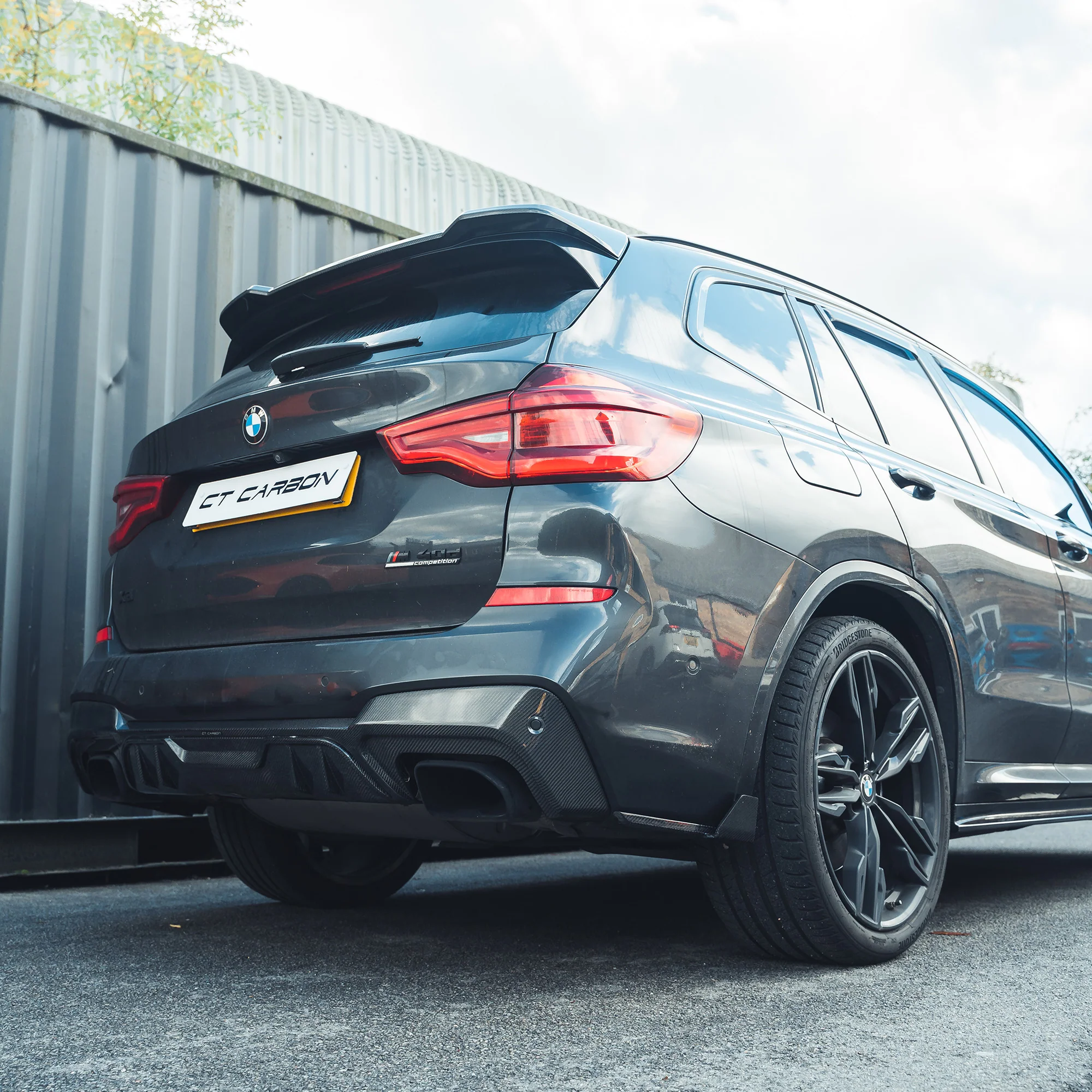 BMW G01 X3 PRE-LCI 2017-2021 CARBON FIBRE DIFFUSER - Image 5