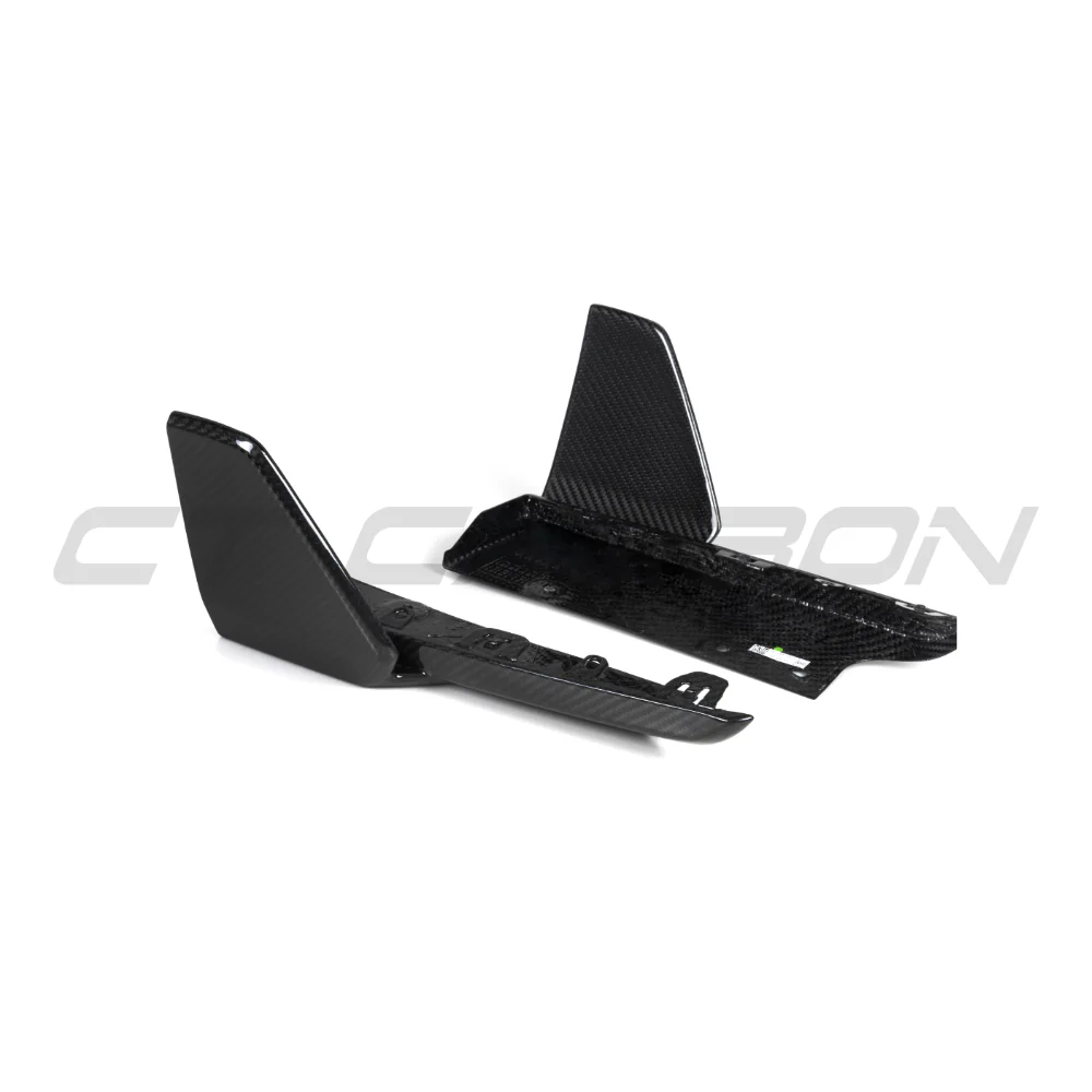 BMW G05 X5 2019+ PRE LCI M SPORT CARBON FIBRE REAR BUMPER CORNERS - Image 6