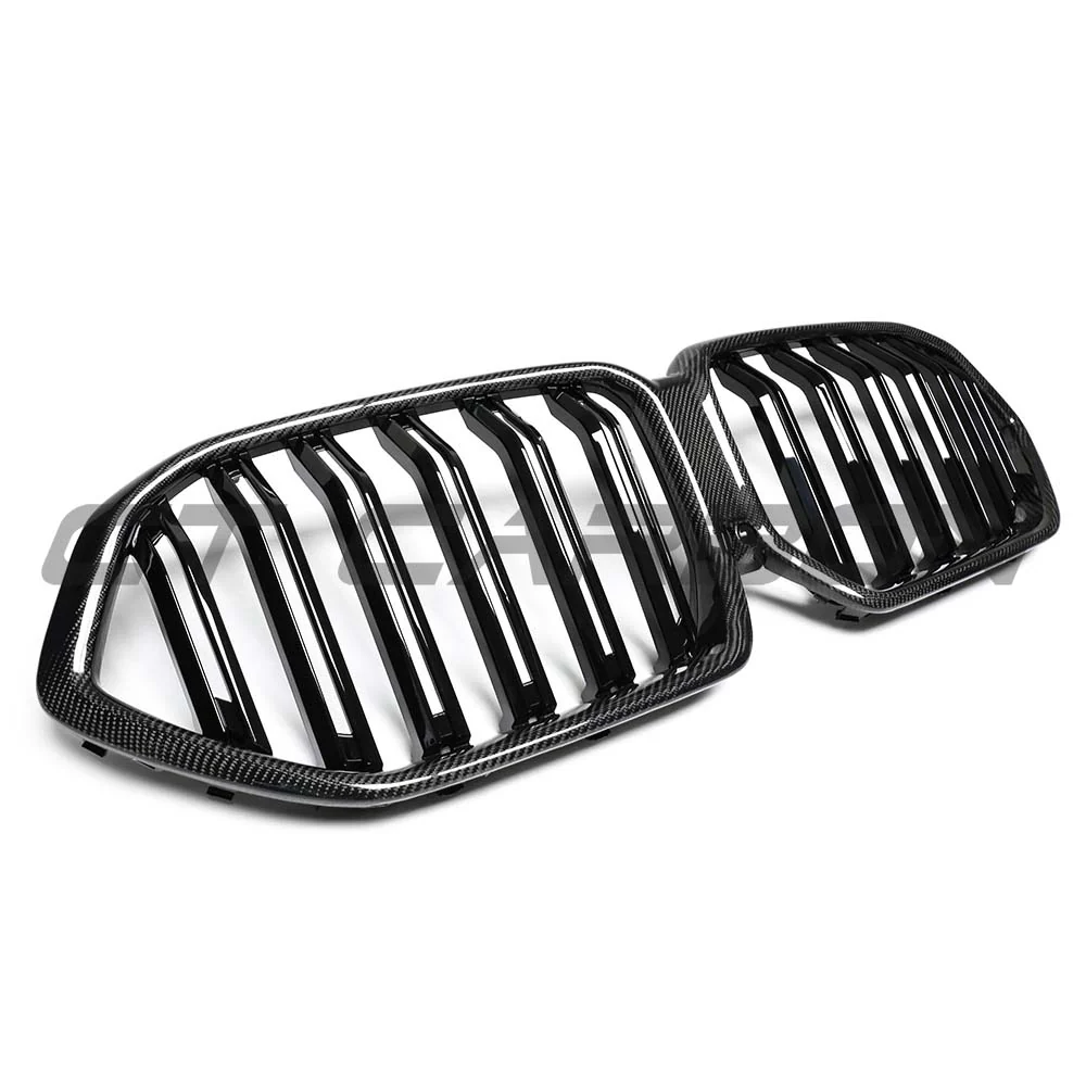 BMW G06 X6 2019+ CARBON FIBRE FRONT GRILL DUAL SLATS - Image 2