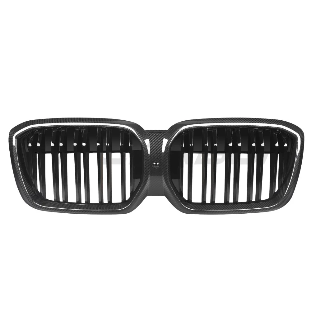 BMW G08 IX3 LCI 2021-2024 DOUBLE SLAT CARBON FIBRE GRILLE - Image 2