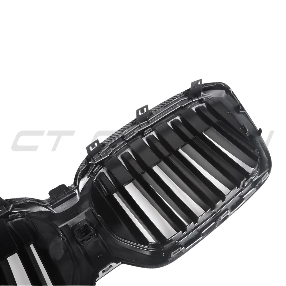 BMW G08 IX3 LCI 2021-2024 DOUBLE SLAT CARBON FIBRE GRILLE - Image 4