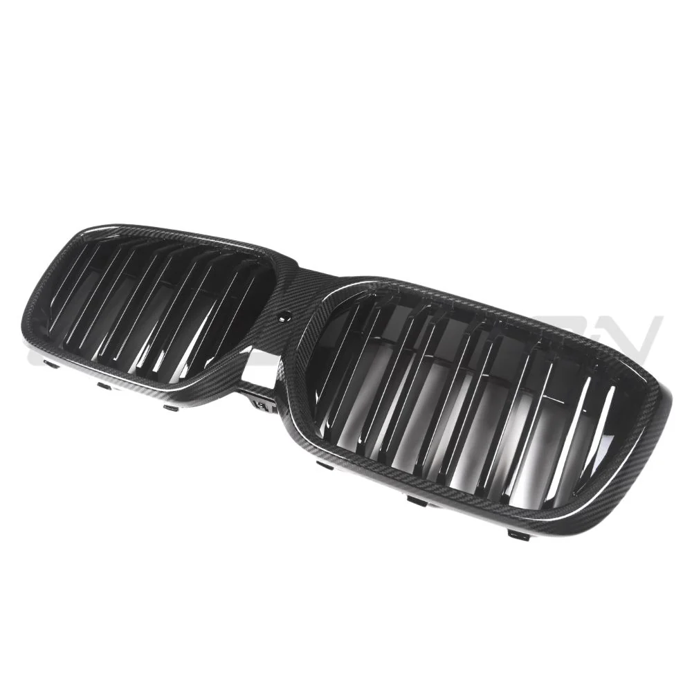 BMW G08 IX3 LCI 2021-2024 DOUBLE SLAT CARBON FIBRE GRILLE - Image 7