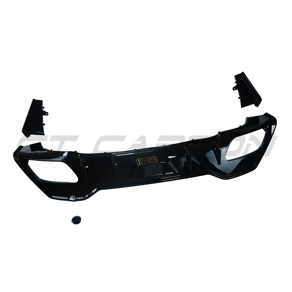 BMW G16 8 SERIES 2018-2022 PRE-LCI GLOSS BLACK DIFFUSER - Image 3