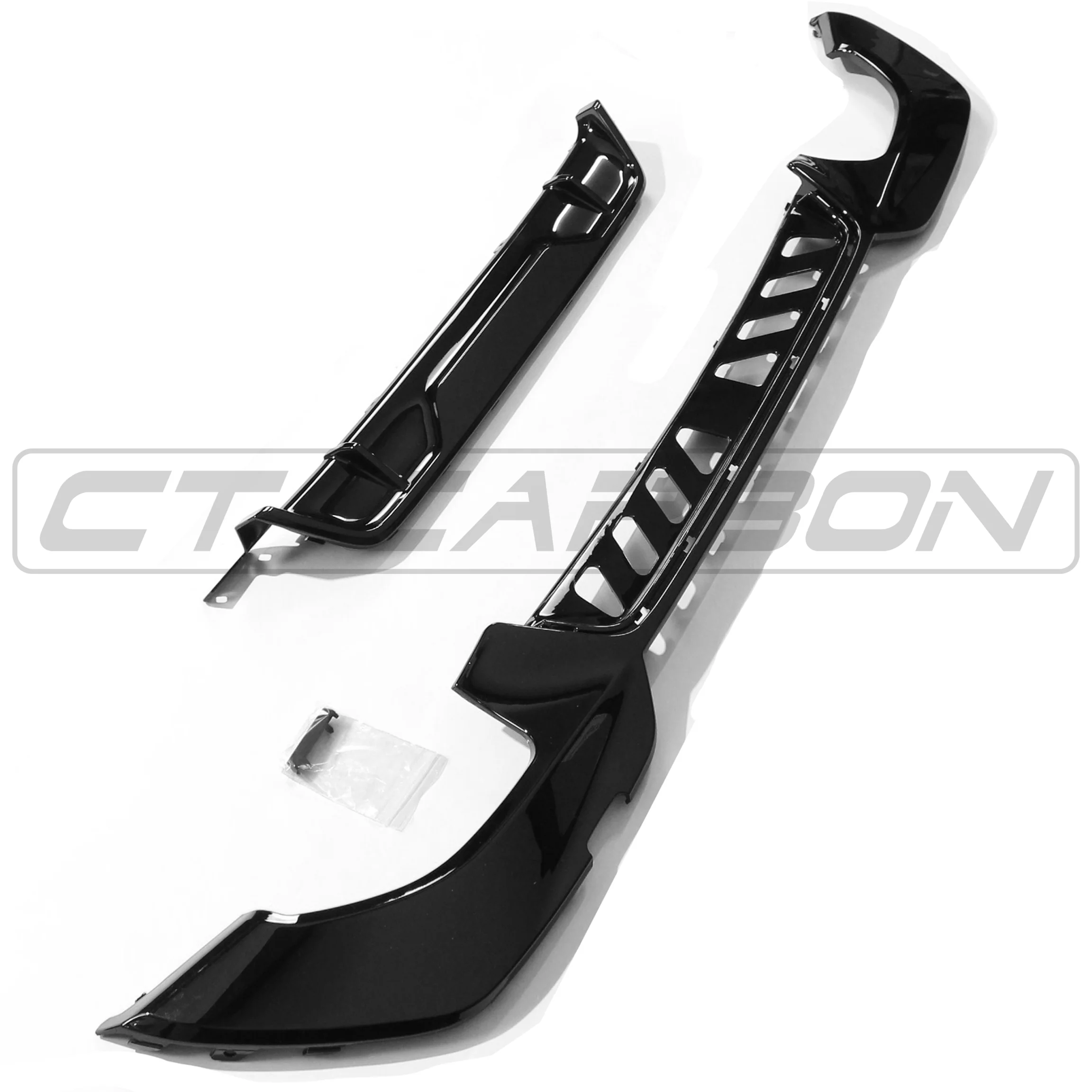 BMW G20/G21 3 SERIES GLOSS BLACK DIFFUSER - MP STYLE (QUAD TIPS) - Image 5