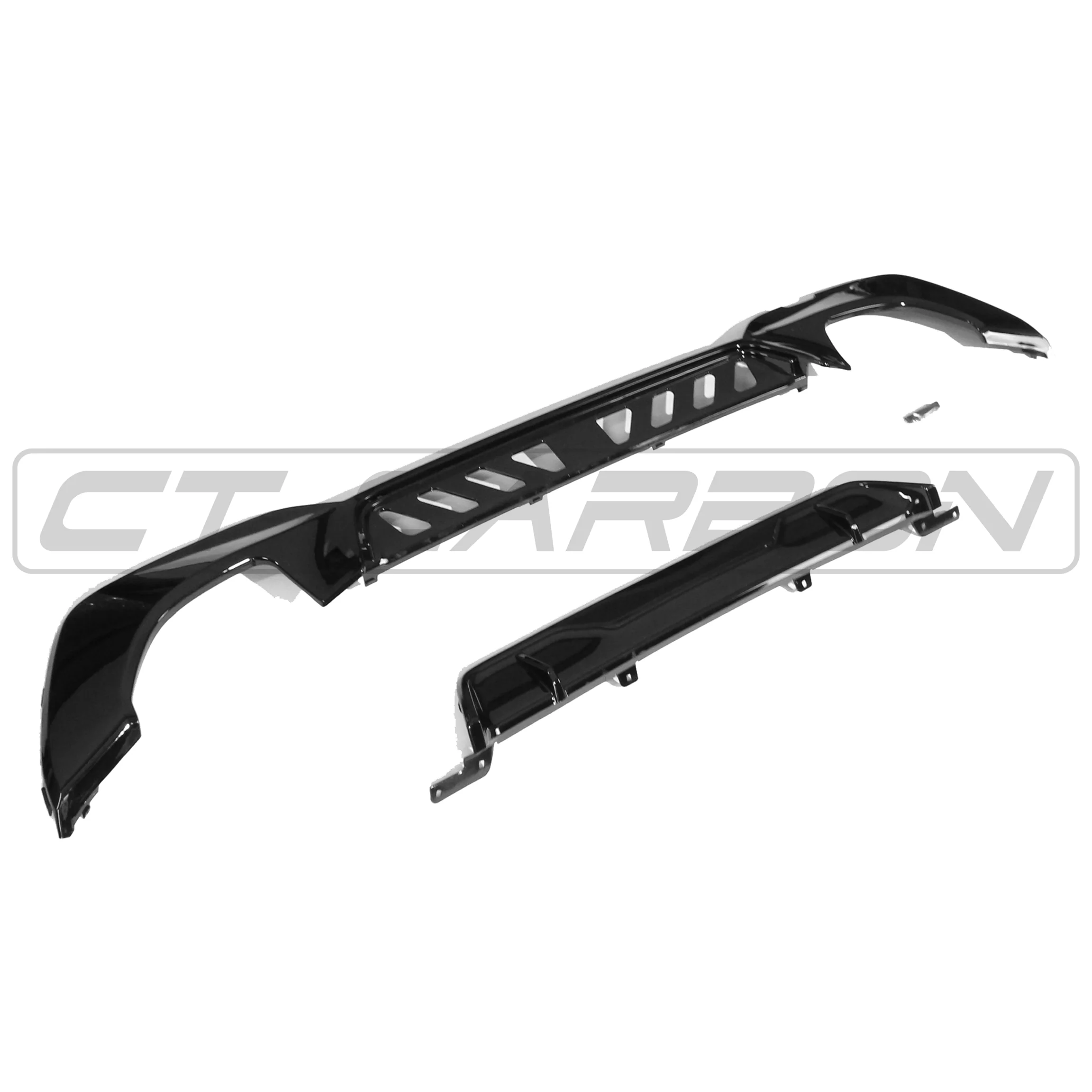 BMW G20/G21 3 SERIES GLOSS BLACK DIFFUSER - MP STYLE (QUAD TIPS) - Image 7