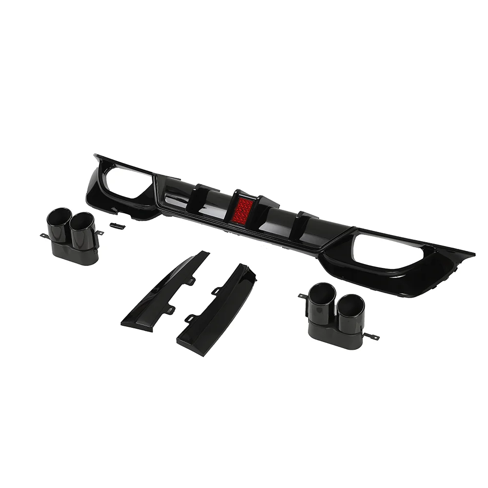BMW G20/G21 3 SERIES 2019-2022 PRE LCI GLOSS LED BLACK DIFFUSER WITH TIPS