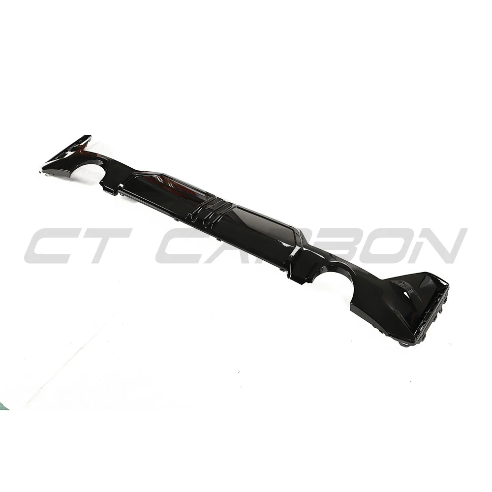 BMW G20/G21 3 SERIES 2022-2024 GLOSS BLACK LCI DIFFUSER (ROUND TIPS) - Image 3