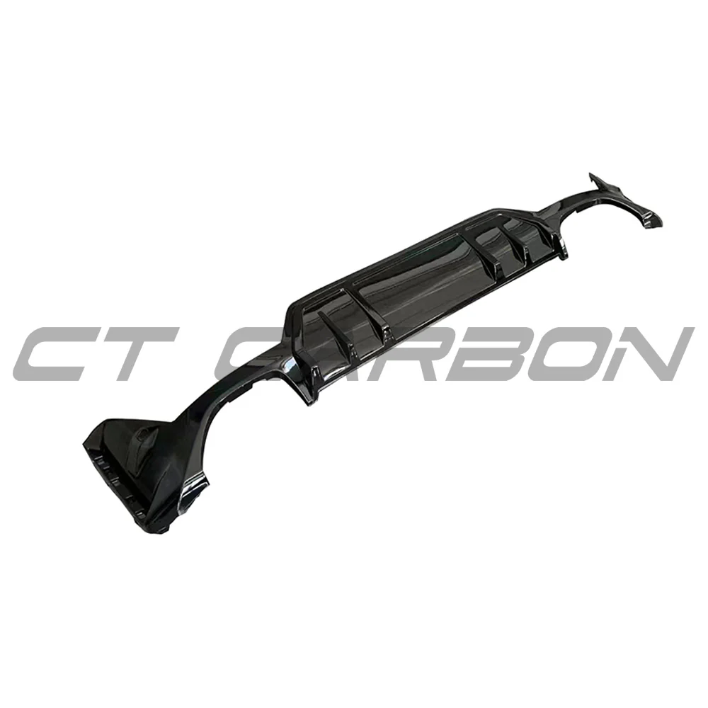 BMW G20/G21 3 SERIES LCI 340I GLOSS BLACK REAR DIFFUSER (SQUARE EXHAUST) - Image 3