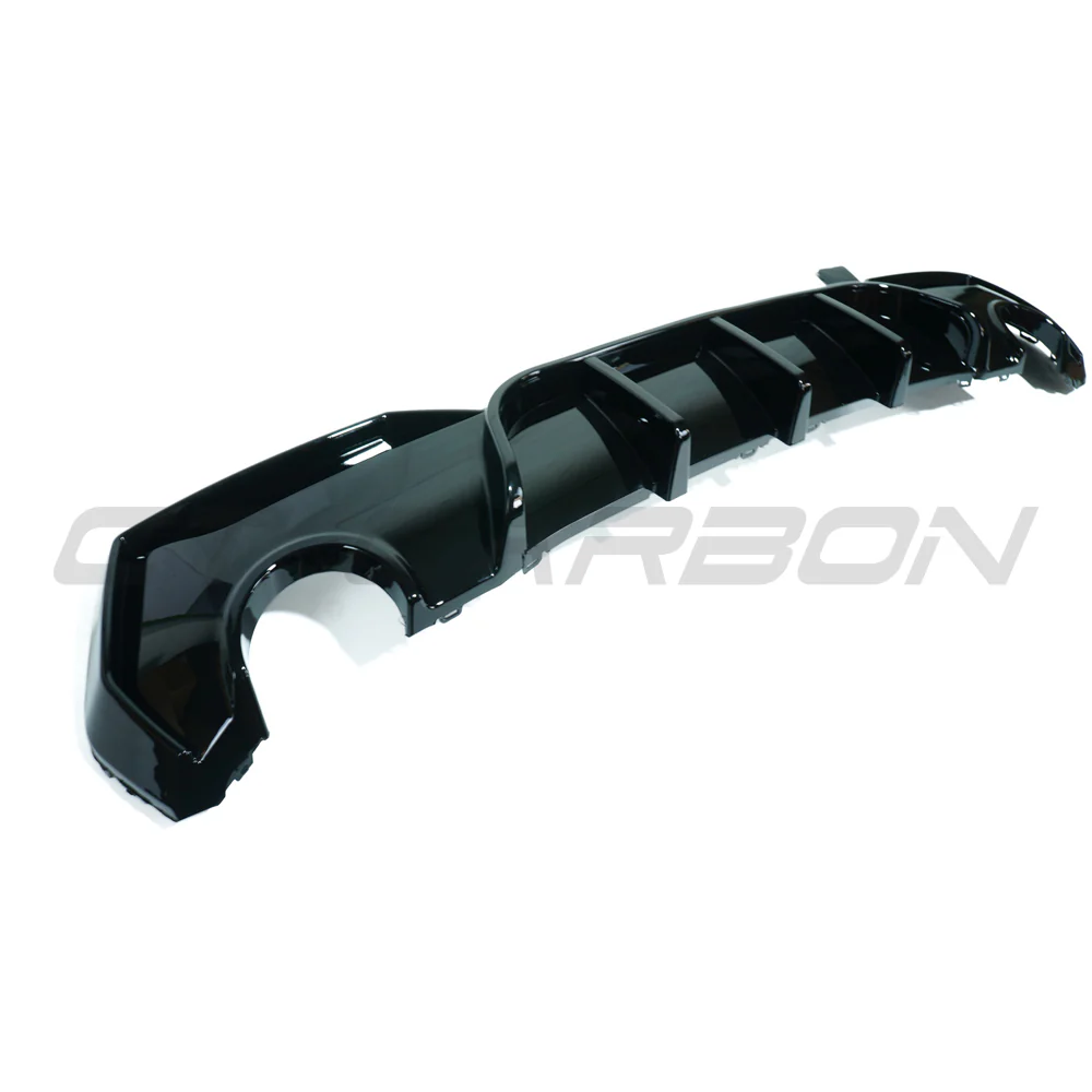 BMW G22/G23 4 SERIES 2020-2024 PRE LCI GLOSS BLACK ROUND TIP DIFFUSER - Image 5