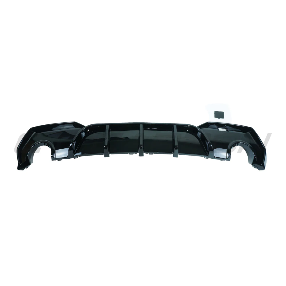 BMW G22/G23 4 SERIES 2020-2024 PRE LCI GLOSS BLACK ROUND TIP DIFFUSER - Image 6