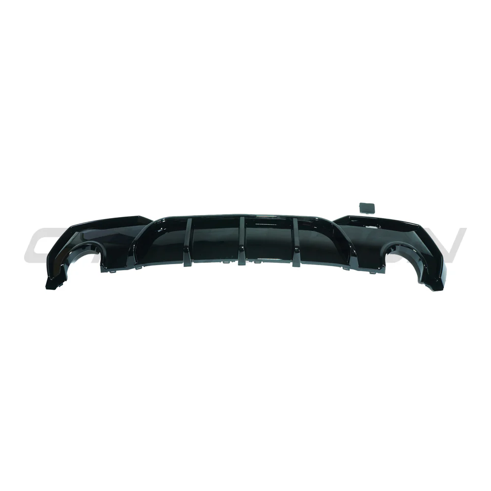 BMW G22/G23 4 SERIES 2020-2024 PRE LCI GLOSS BLACK ROUND TIP DIFFUSER - Image 7