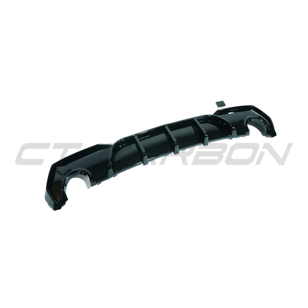 BMW G22/G23 4 SERIES 2020-2024 PRE LCI GLOSS BLACK ROUND TIP DIFFUSER - Image 8
