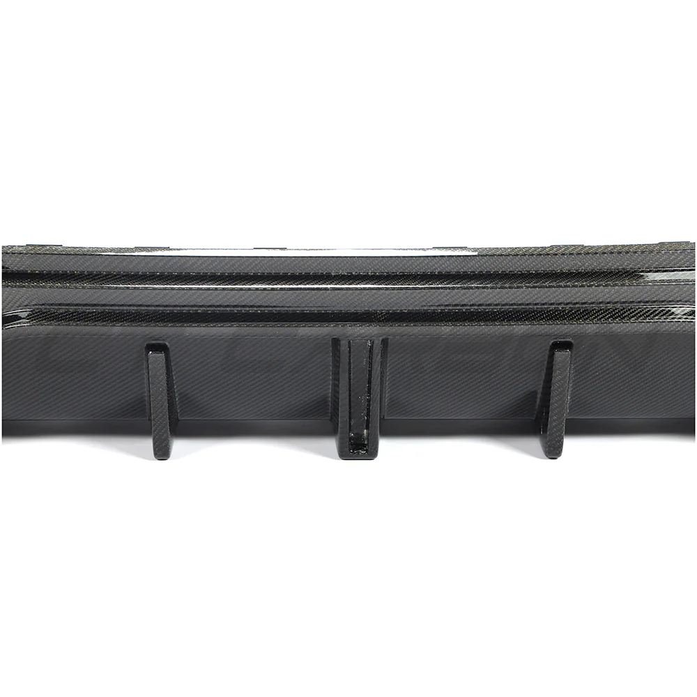 BMW G22/G23 4 SERIES 2020-2024 PRE-LCI QUAD TIP CARBON FIBRE DIFFUSER - V2 - Image 4