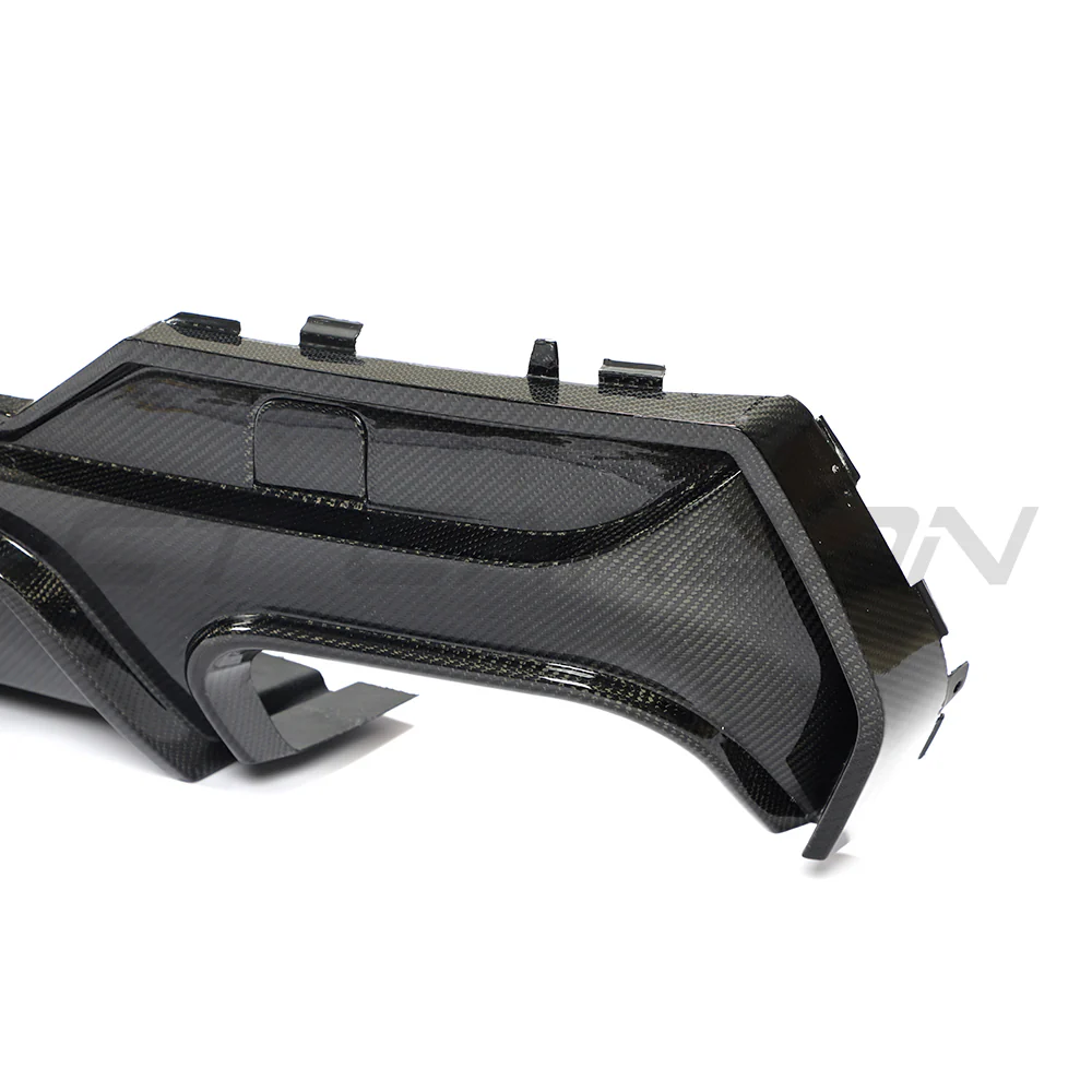 BMW G22/G23 4 SERIES 2020-2024 PRE-LCI QUAD TIP CARBON FIBRE DIFFUSER - V2 - Image 5