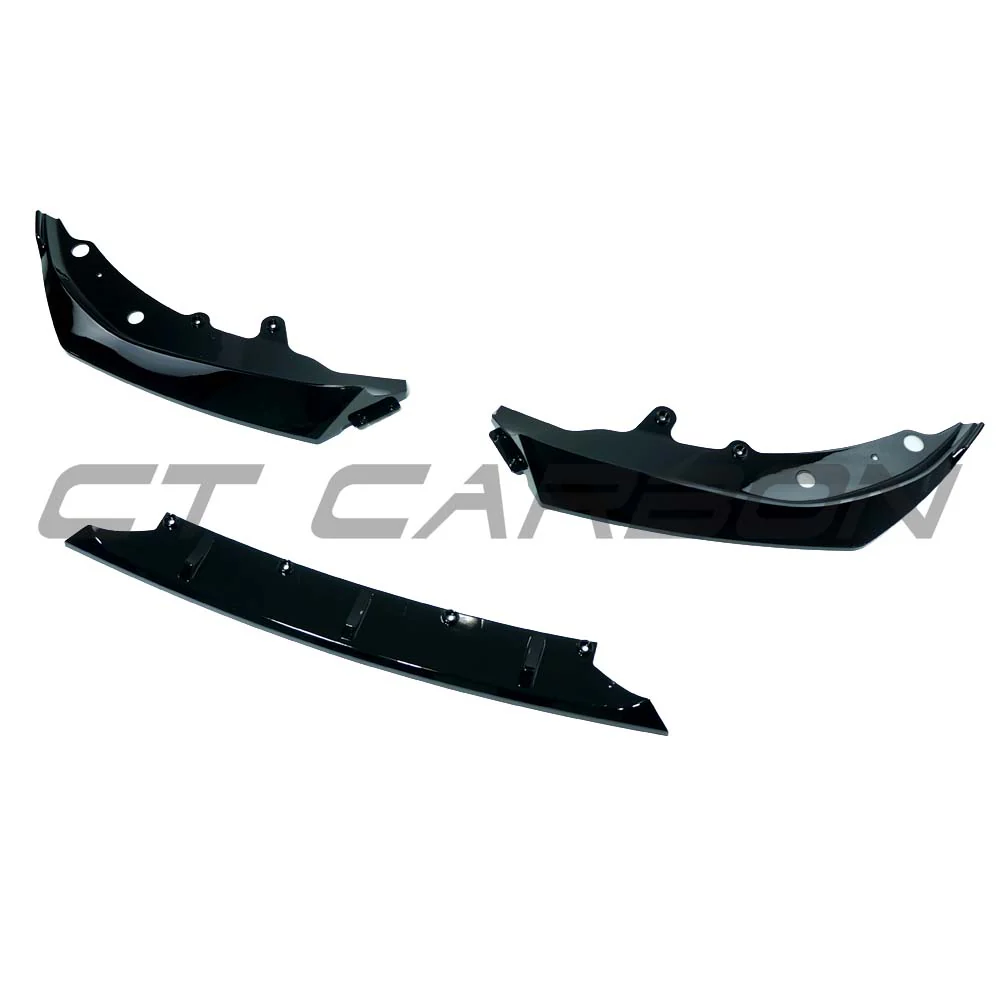 BMW G82/G22 M4/4 SERIES 2021+ GLOSS BLACK 3-PIECE SPLITTER - Image 4