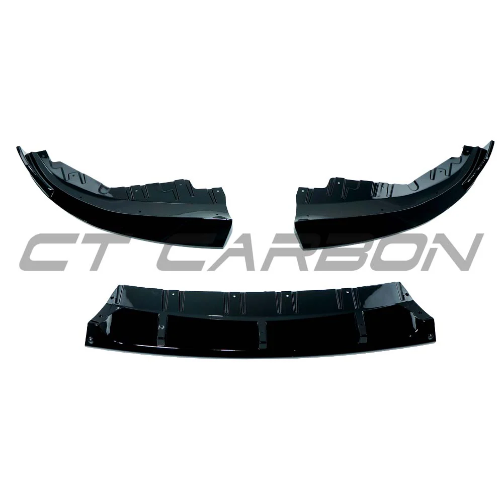 BMW G26 4 SERIES 2021+ GLOSS BLACK 3-PIECE SPLITTER - Image 3