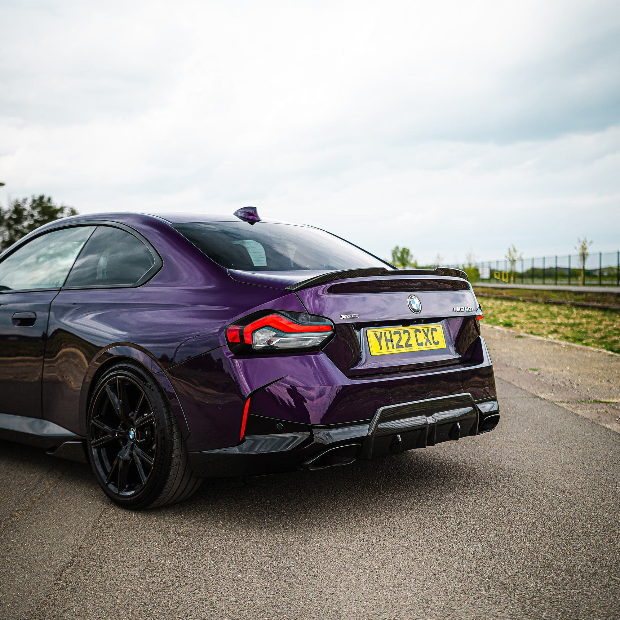 BMW G42 2 SERIES 2022+ CARBON FIBRE DIFFUSER - V1 - Image 3