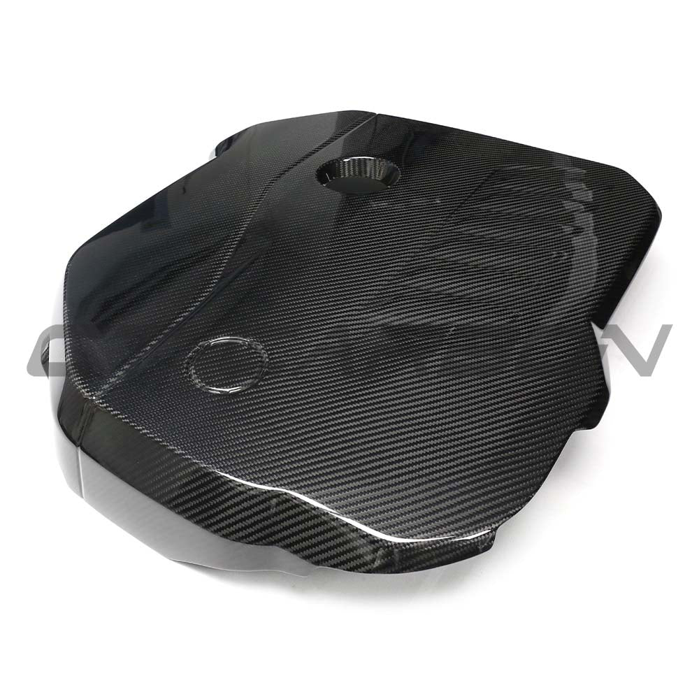 BMW G42 2 SERIES M240i 2022+ DRY CARBON FIBRE ENGINE COVER - Image 2
