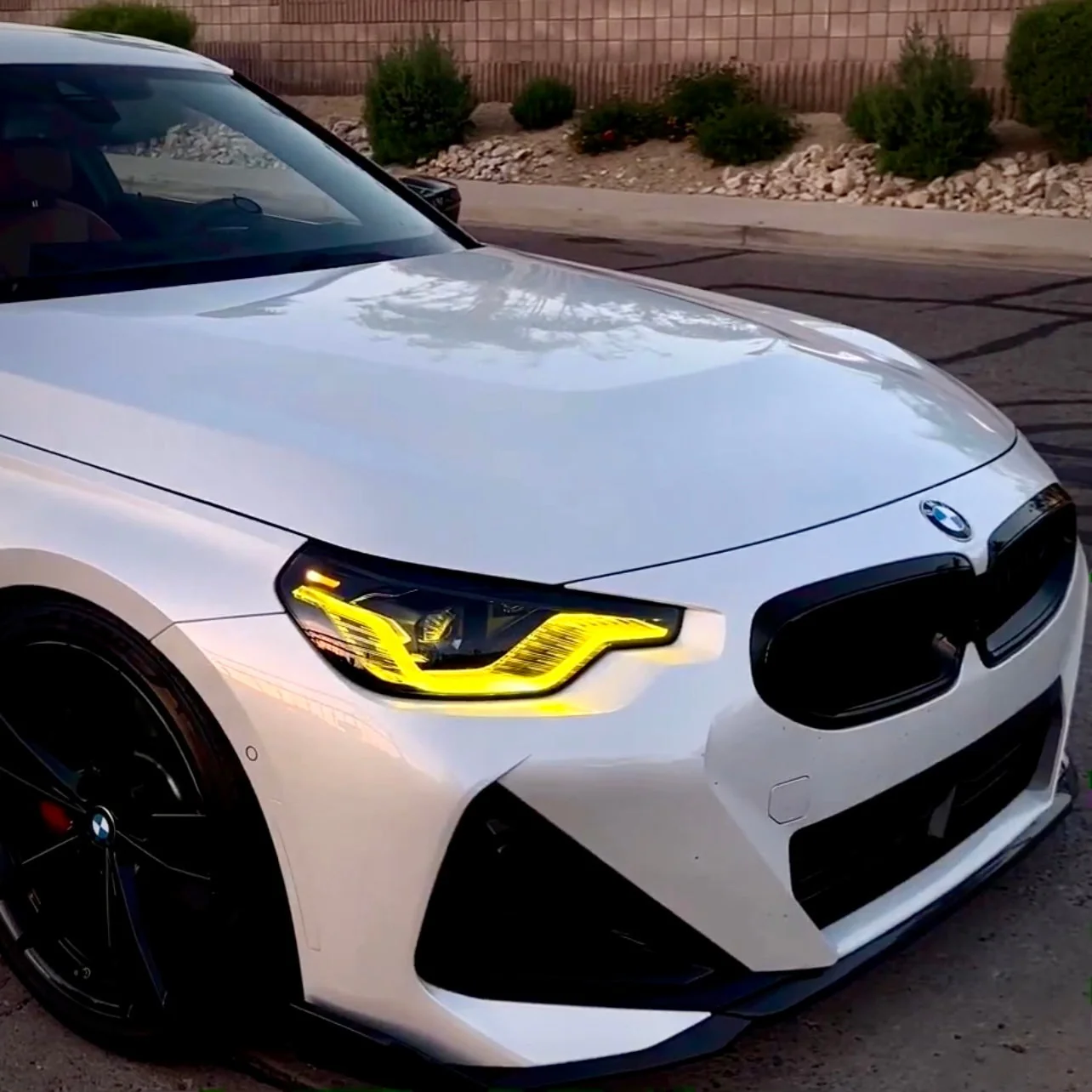BMW G42 2 SERIES YELLOW ADAPTIVE DRL MODULE SET (2022+) - Image 2