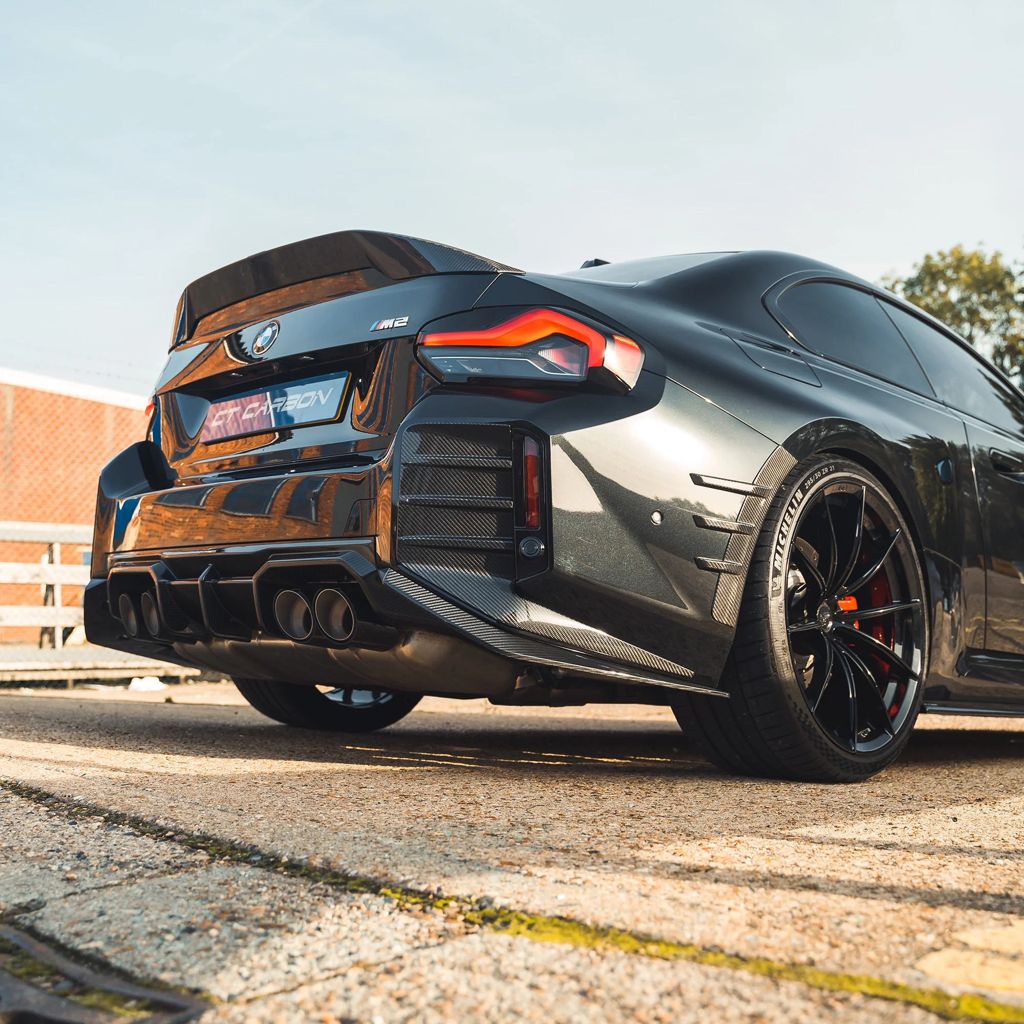 BMW G87 M2 CARBON FIBRE DIFFUSER - V1 - CT DESIGN - Image 3