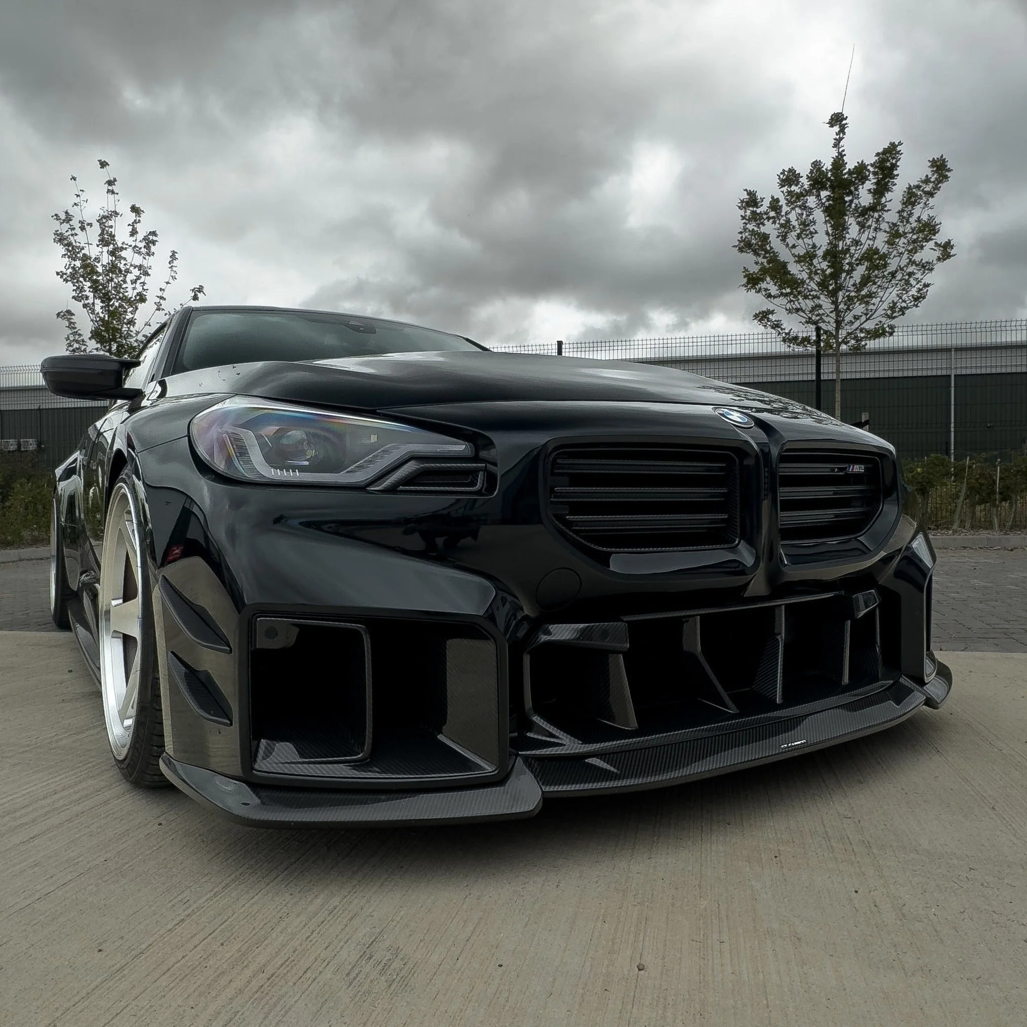 BMW G87 M2 CARBON FIBRE LOWER GRILLE - V1 - CT DESIGN - Image 12