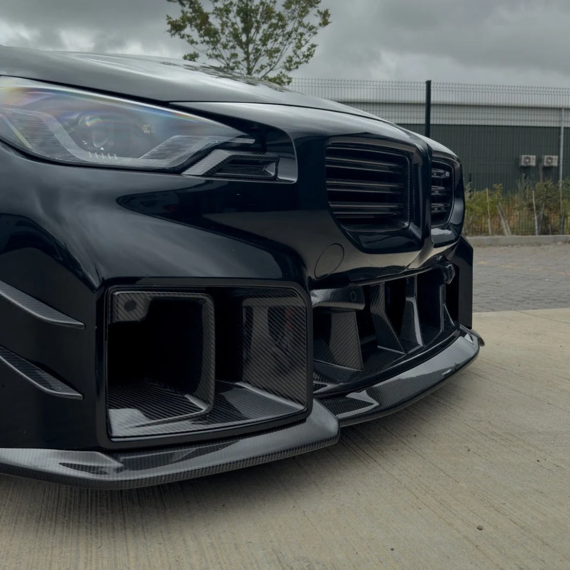 BMW G87 M2 CARBON FIBRE FRONT HEAD LIGHT ADD ON - CT DESIGN - Image 7