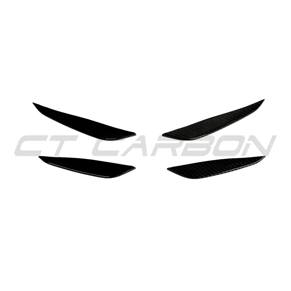 BMW G87 M2 CARBON FIBRE FRONT BUMPER CANARDS - Image 10