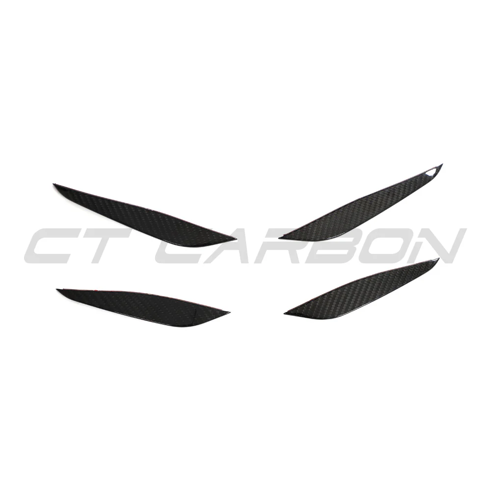 BMW G87 M2 CARBON FIBRE FRONT BUMPER CANARDS - Image 13