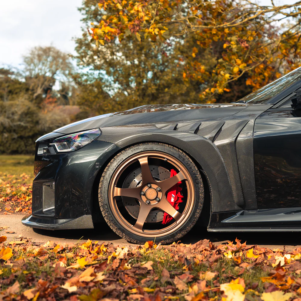 BMW G87 M2 CARBON FIBRE FRONT FENDERS/WINGS - CT DESIGN - Image 3