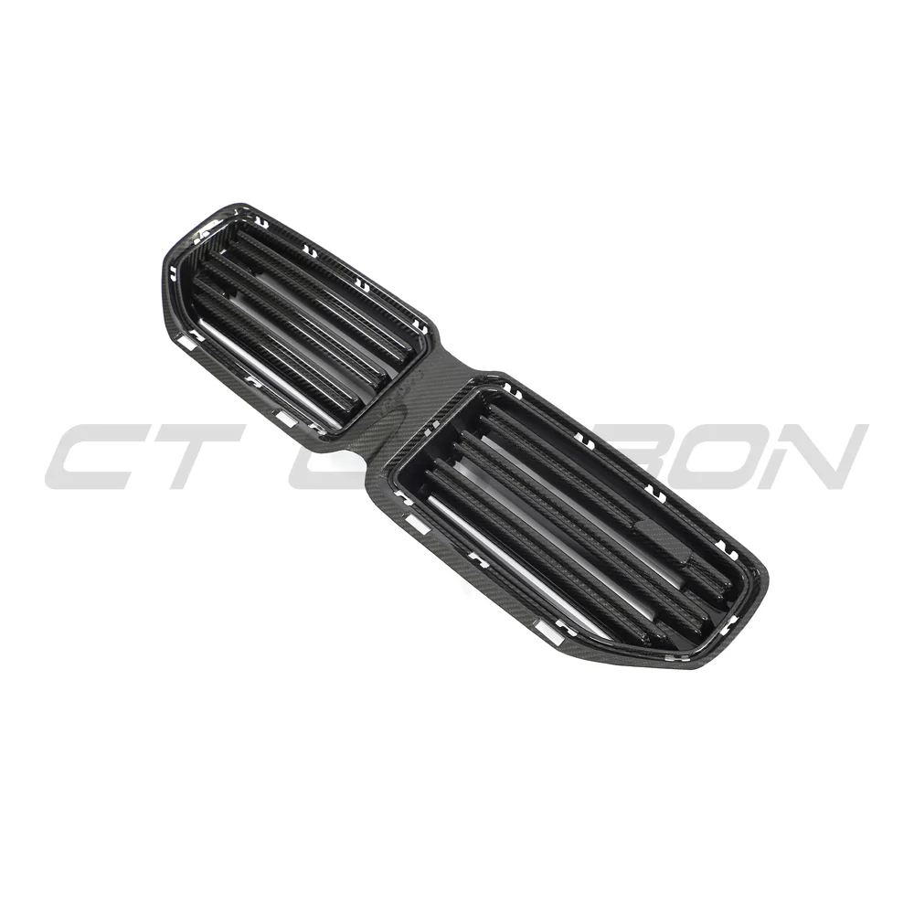 BMW G87 M2 CARBON FIBRE FRONT GRILLE - V2 - CT DESIGN - Image 2