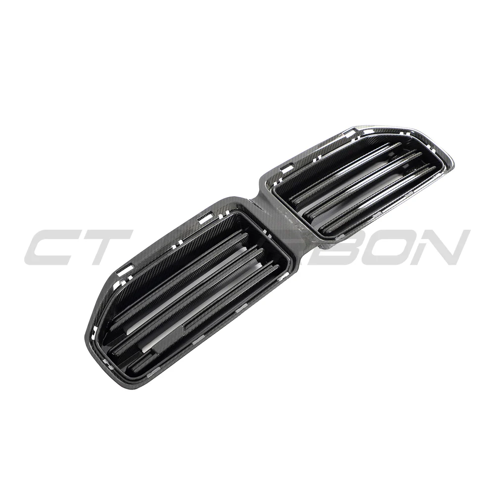 BMW G87 M2 CARBON FIBRE FRONT GRILLE - V2 - CT DESIGN - Image 4