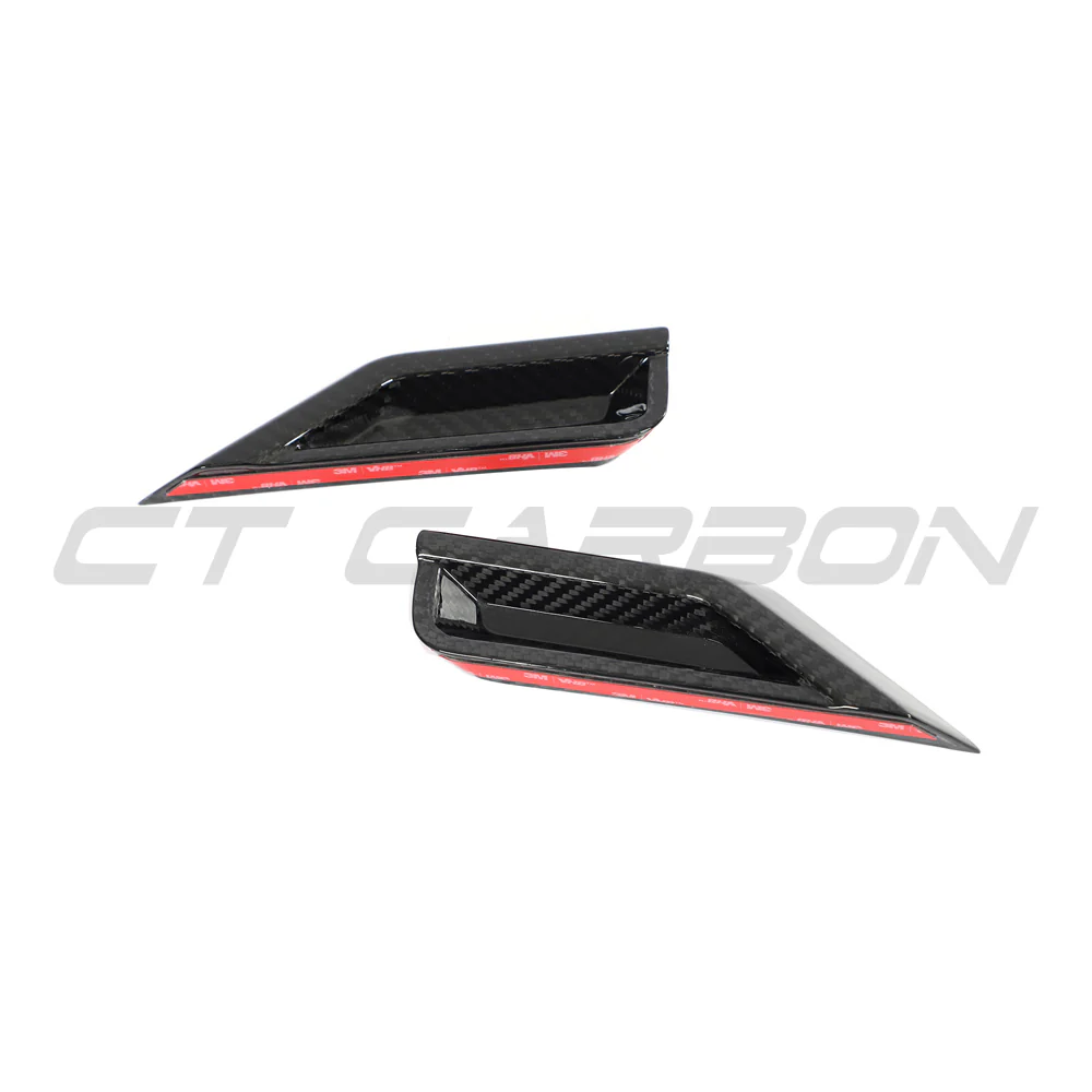 BMW G87 M2 CARBON FIBRE FRONT HEAD LIGHT ADD ON - CT DESIGN - Image 4