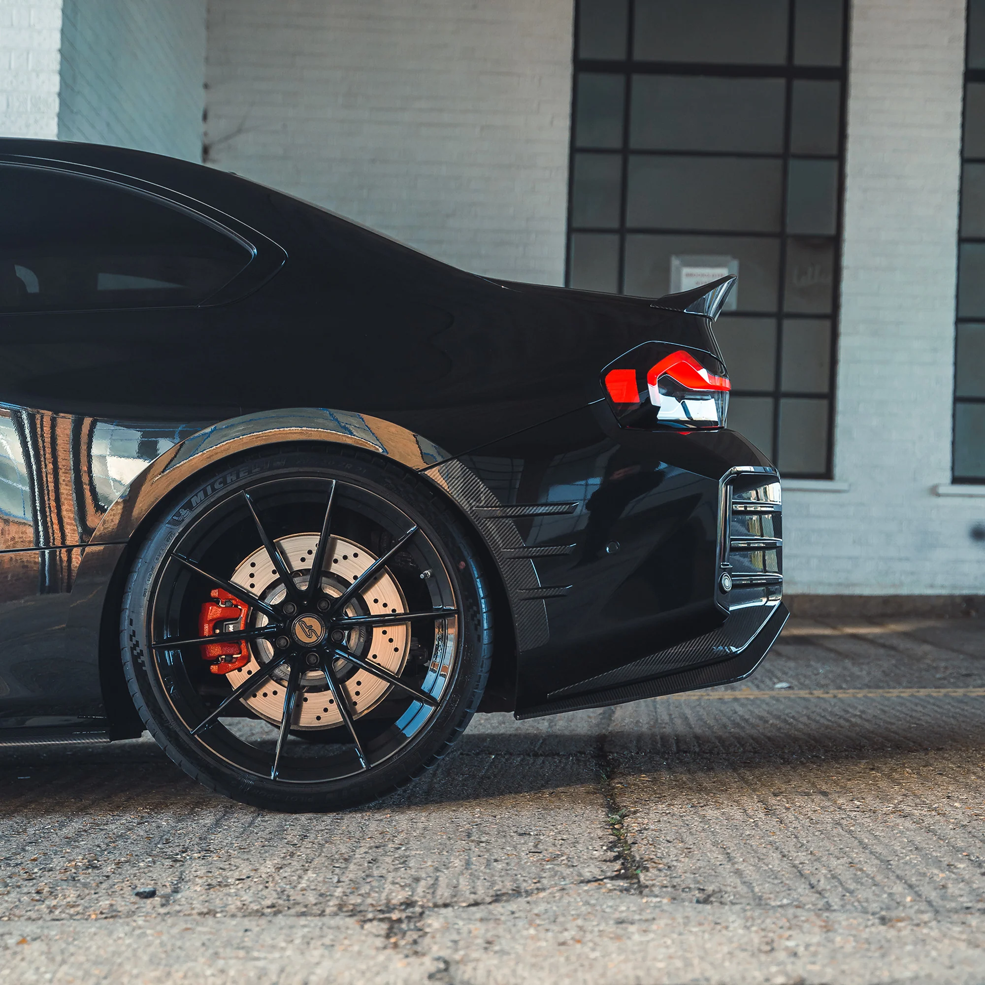 BMW G87 M2 CARBON FIBRE REAR BUMPER TRIM - Image 5