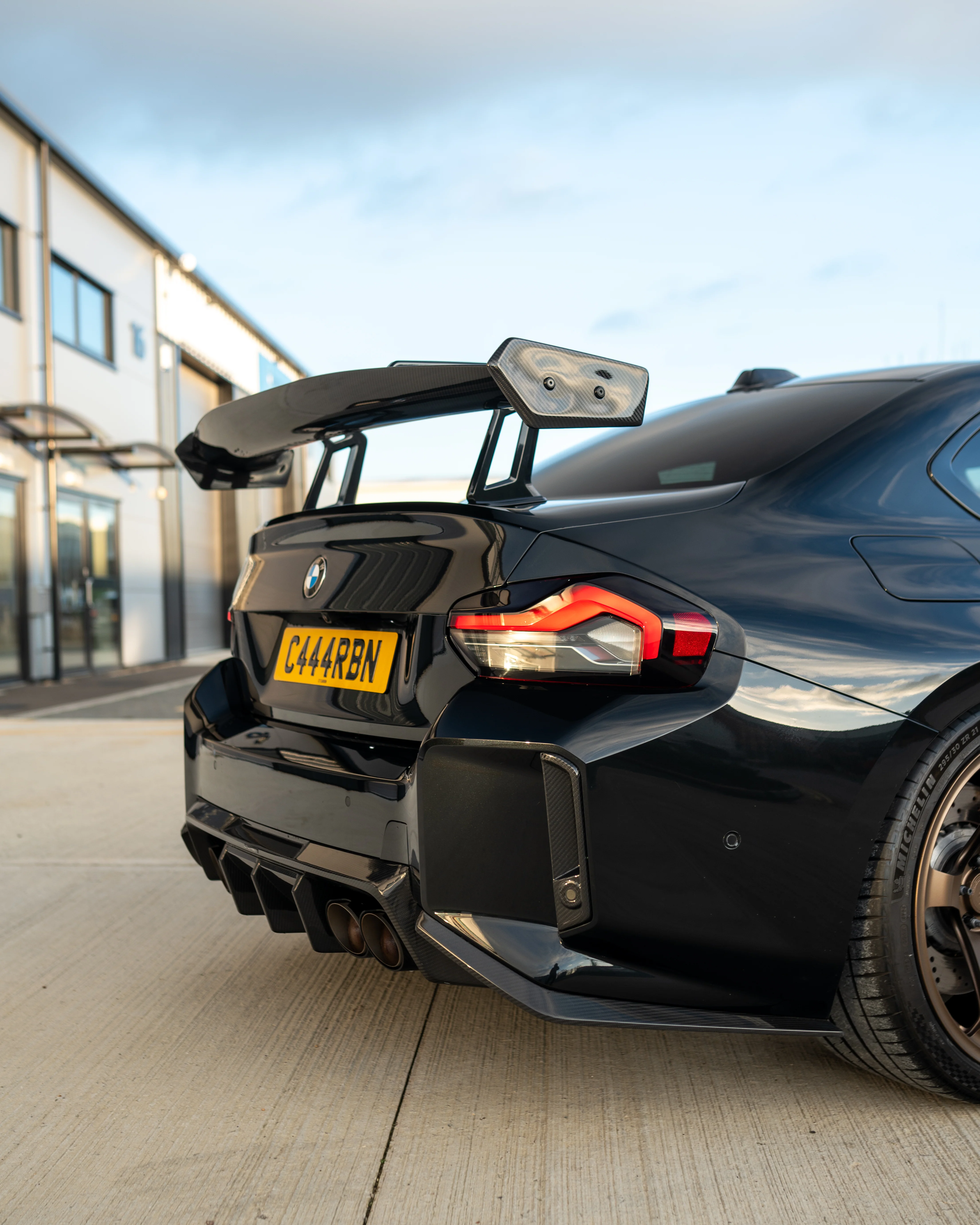 BMW G87 M2 & G42 2 SERIES CARBON FIBRE SWAN NECK WING - CT DESIGN - Image 5