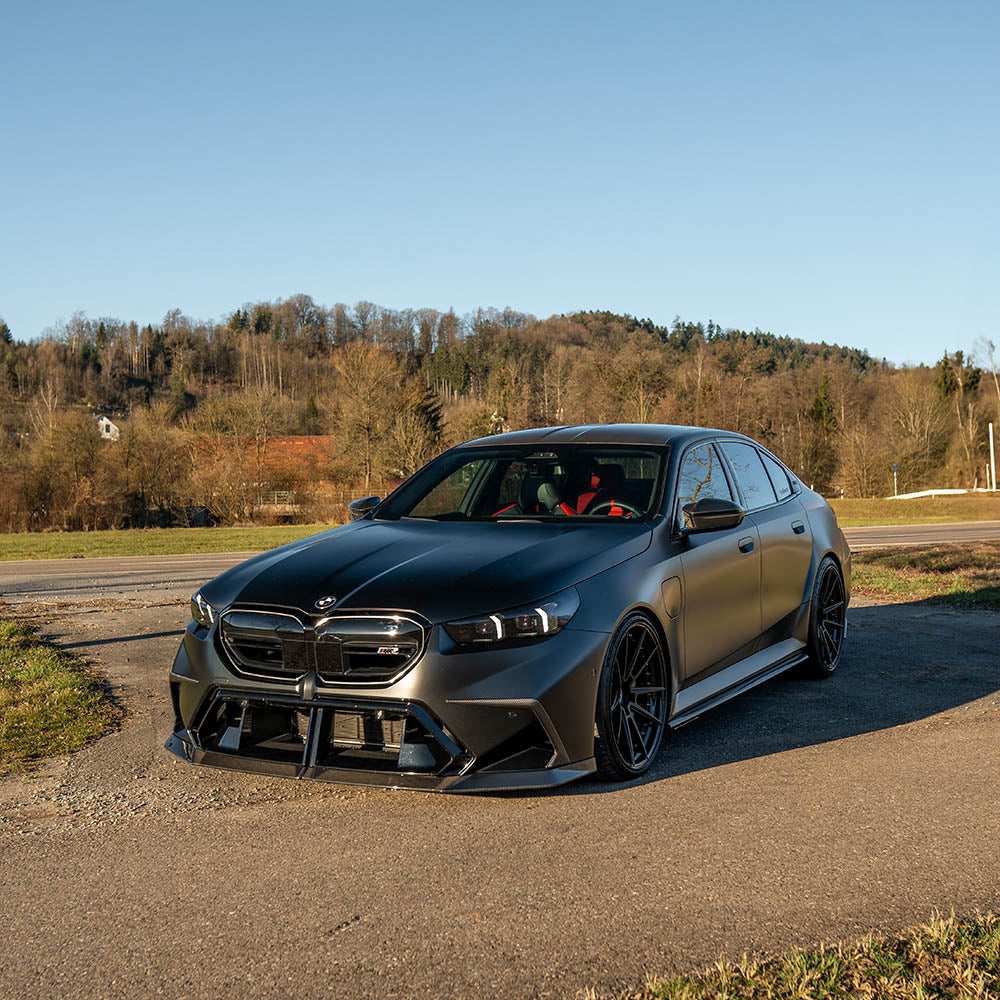 BMW G90/G99 M5 2024+ CARBON FIBRE SPLITTER V1 - CT DESIGN - Image 4