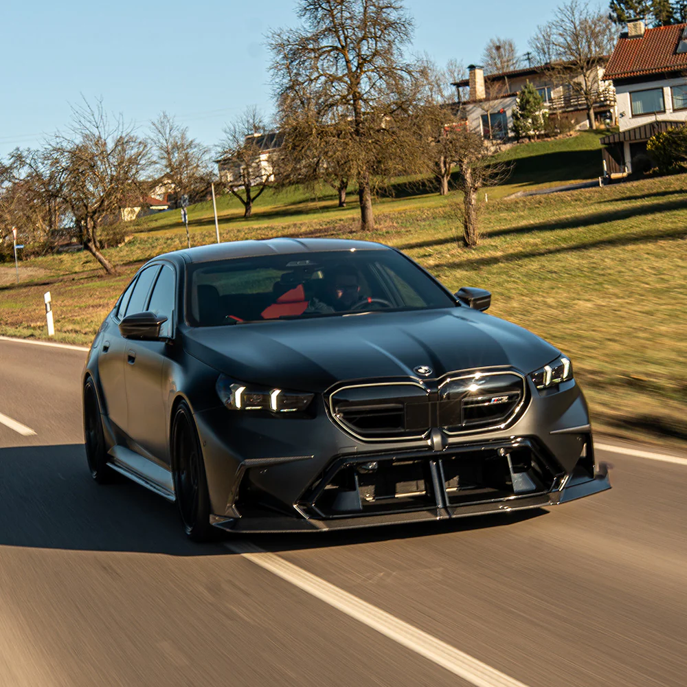 BMW G90/G99 M5 2024+ CARBON FIBRE SPLITTER V1 - CT DESIGN - Image 5