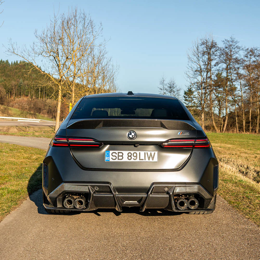 BMW G90/G99 M5 2024+ CARBON FIBRE DIFFUSER V1 - CT DESIGN - Image 6