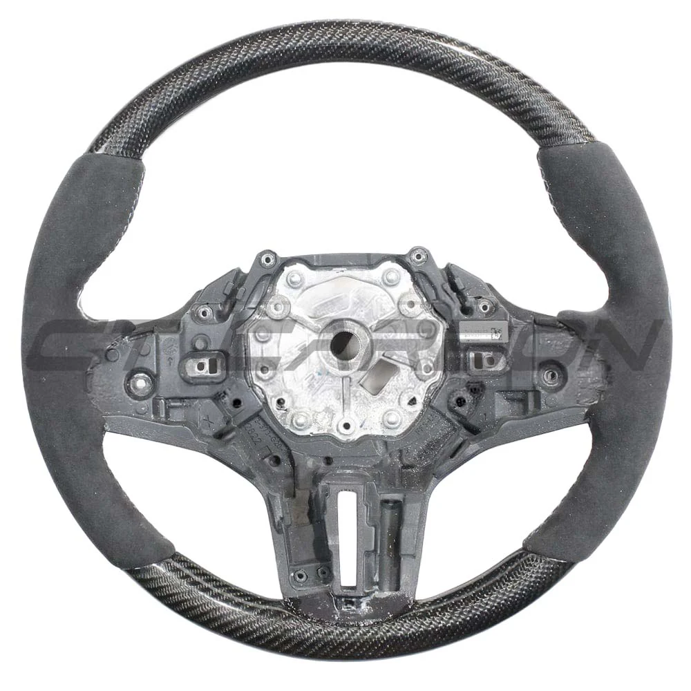 BMW Gxx CARBON FIBRE / ALCANTARA CUSTOM STEERING WHEEL - Image 3