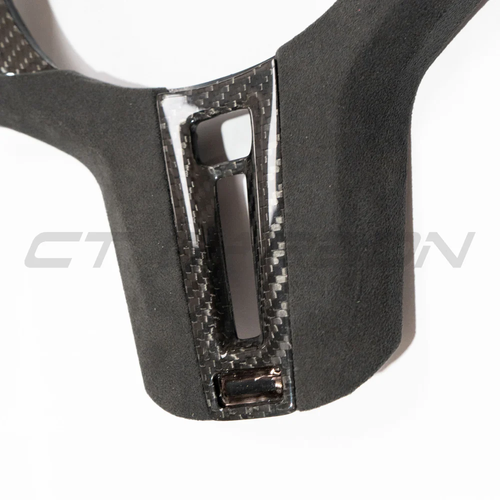BMW Gxx M CAR CARBON FIBRE STEERING WHEEL TRIM - HEATING - Image 3