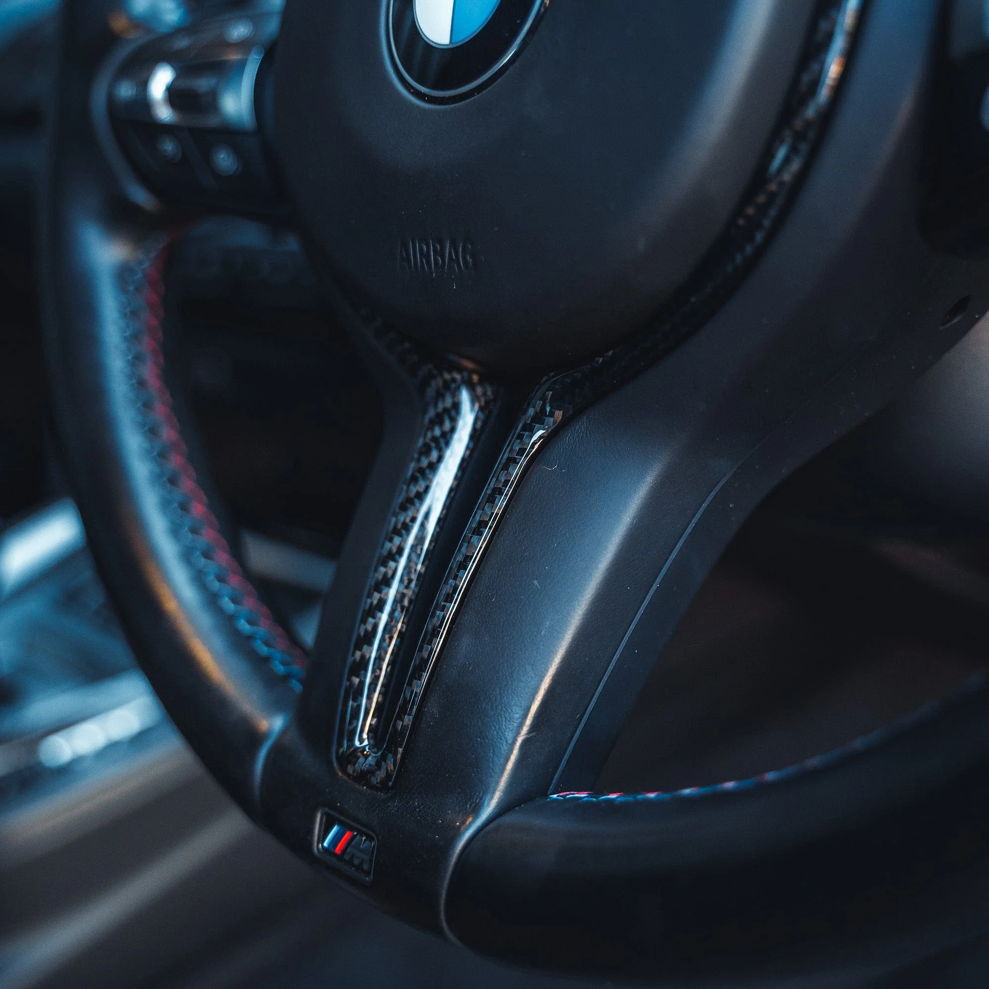 BMW M Fxx CARBON FIBRE STEERING WHEEL TRIM (2012-2020) - Image 3
