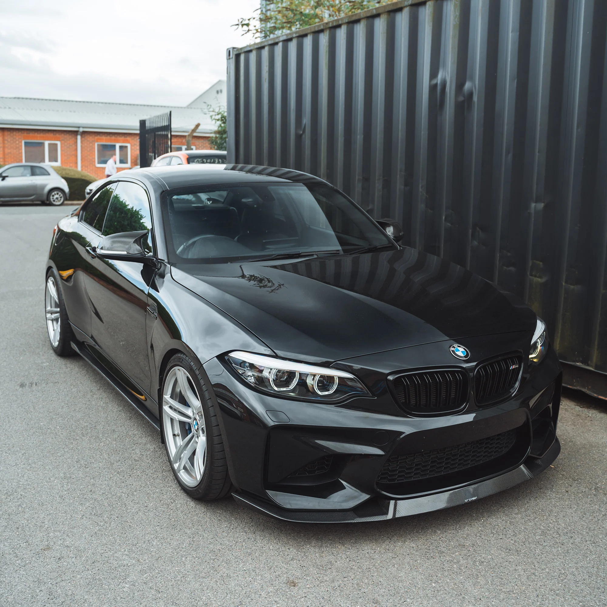 BMW M2 F87 N55(OG) 2015-2017 CARBON FIBRE SPLITTER V2 - Image 3