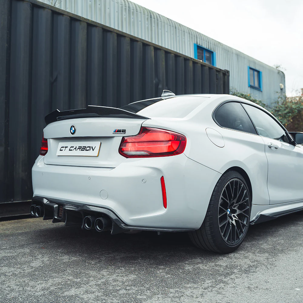 BMW M2/M2C F87 CARBON FIBRE DIFFUSER - V6 - Image 2