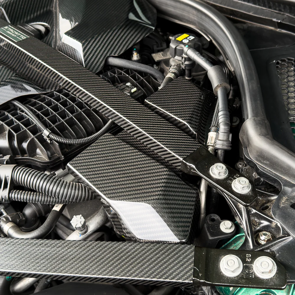 BMW M2 M3 & M4 G87/G80/G81/G82/G83 CARBON FIBRE ECU BATTERY TERMINAL COVER - Image 2