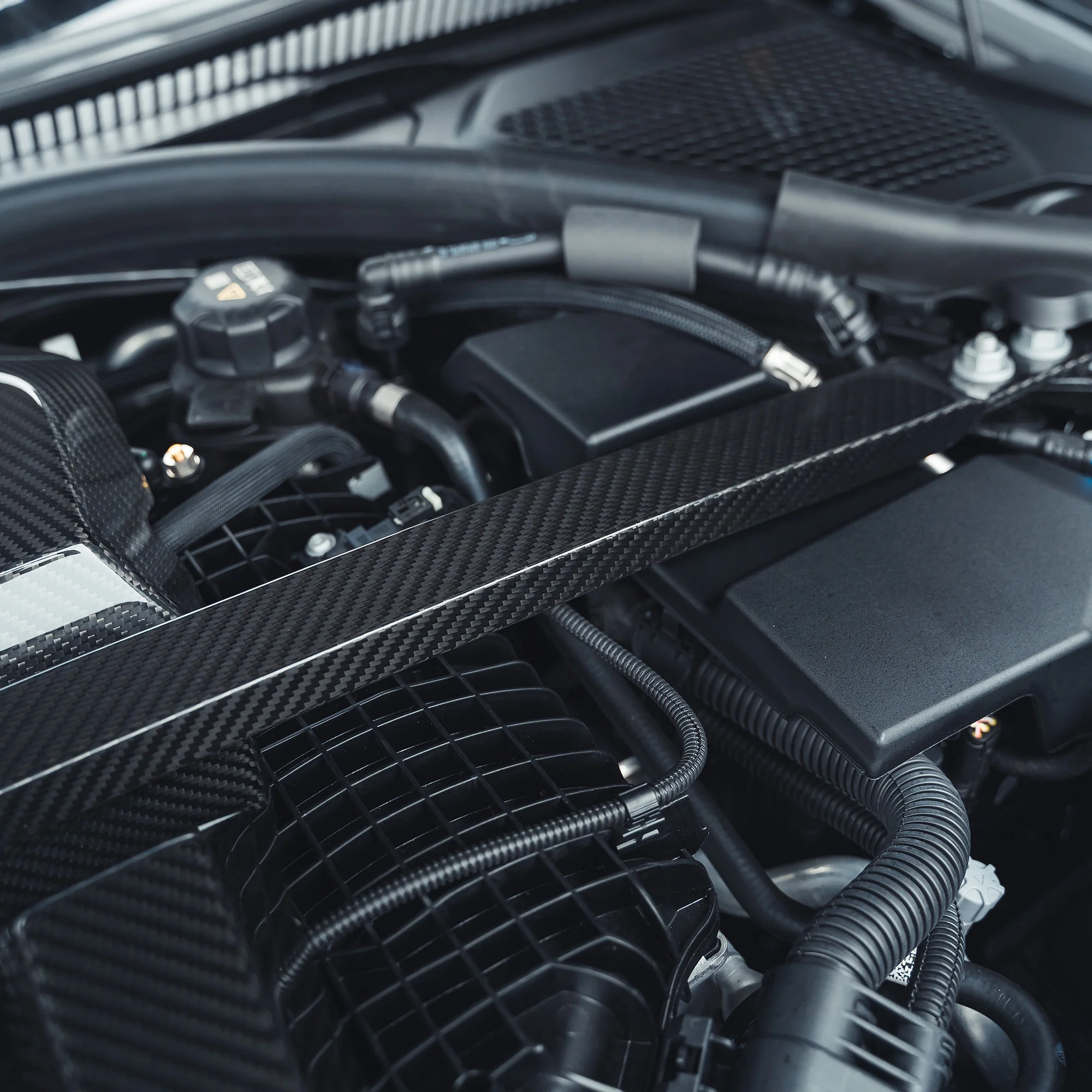 BMW M2 M3 & M4 G87/G80/G81/G82/G83 CARBON FIBRE ENGINE DRESS UP KIT - Image 5