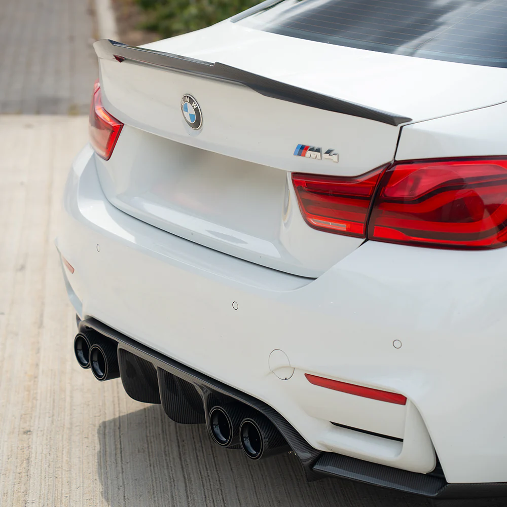 BMW M2/M3/M4/M5 F10/F80/F82/F83/F87 CARBON FIBRE EXHAUST TIPS - BLACK x4 - Image 6