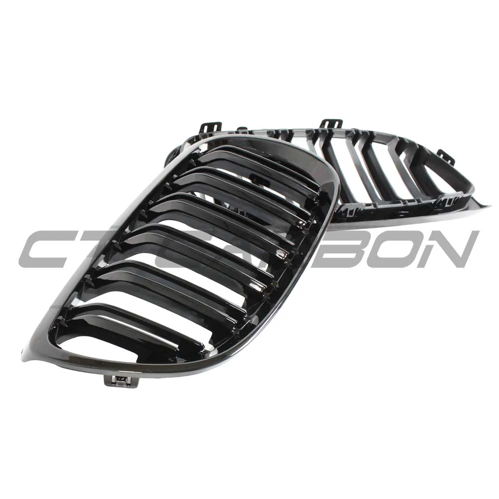 BMW M3 / 3 SERIES E92/E93 DOUBLE SLAT BLACK GRILLES - Image 4