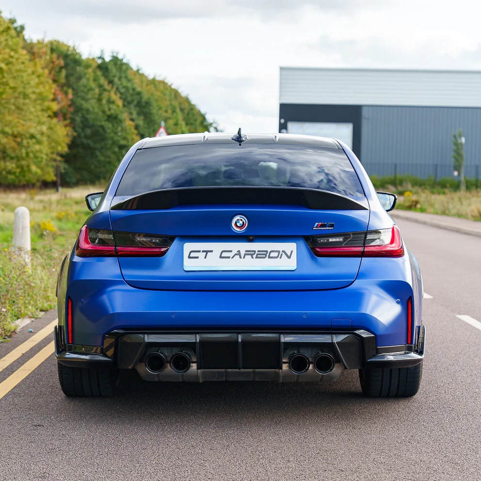BMW G80 M3 & G20 3 SERIES CARBON FIBRE SPOILER - CT DESIGN V2 - Image 2